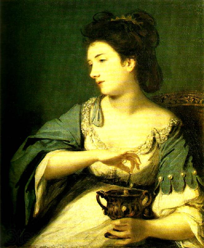 Sir Joshua Reynolds miss kitty fisher in the character of cleopatra Spain oil painting art